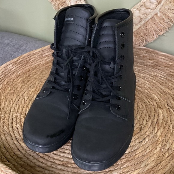 Womens Dr. Martens Sheridan 8-Eye Boot - matte Black Size 6 - Picture 6 of 12